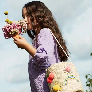 Сумка Мери Мери (Meri Meri), с вышитыми рисунками